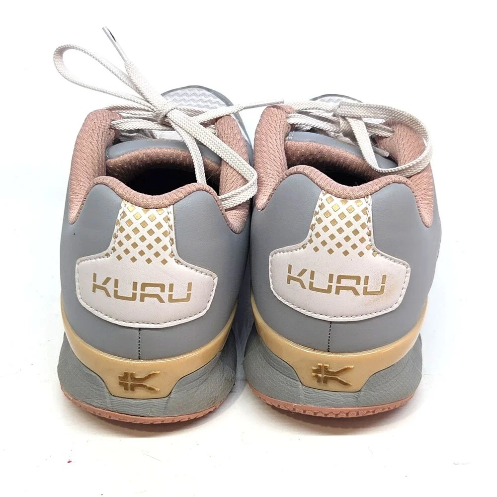 KURU Women’s Light Gray & Pink Athletic Sneakers Size  10